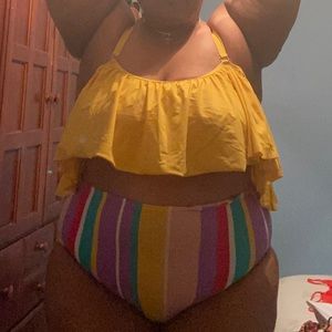 Two Piece Mismatched Swimsuit- Size 26